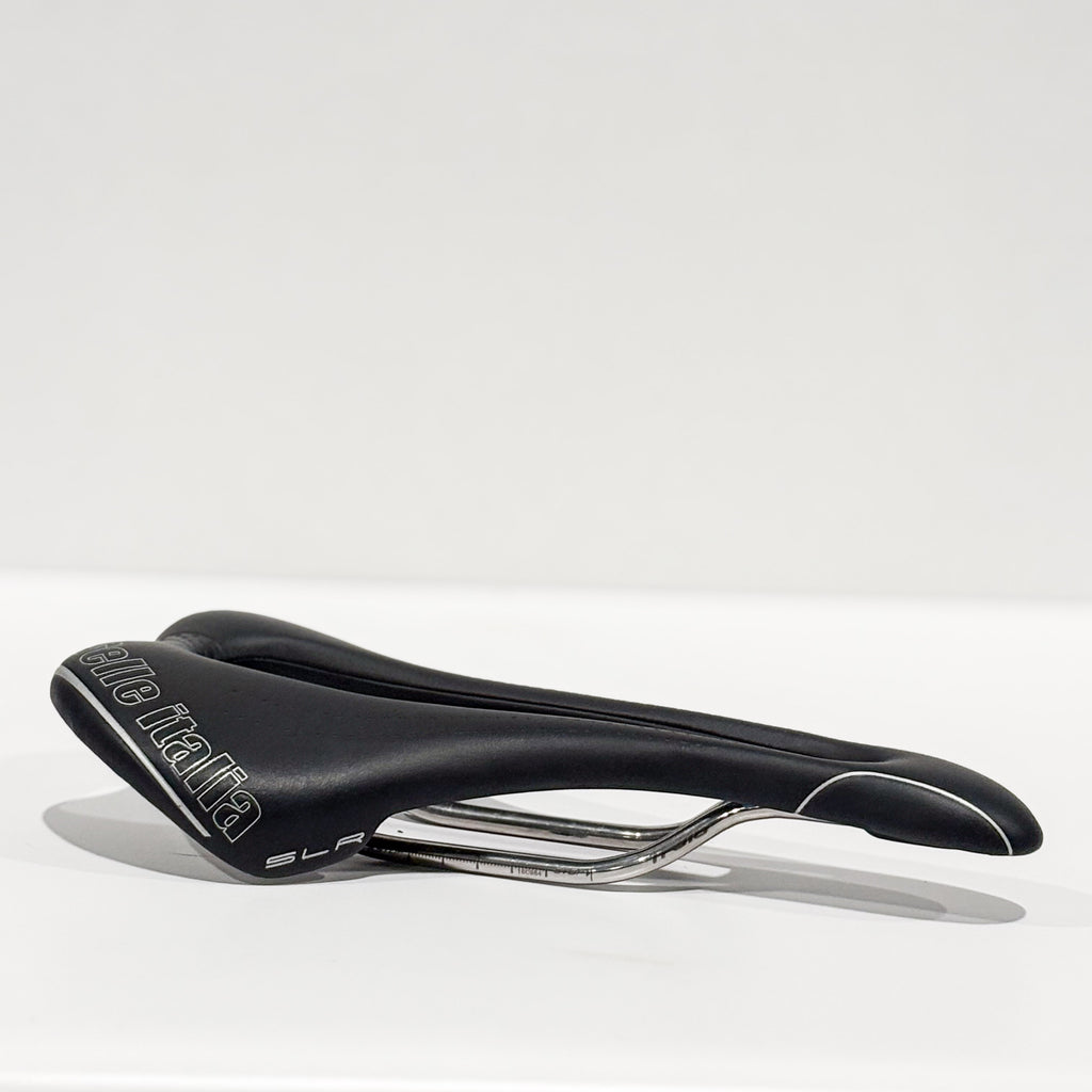 Selle Italia SLR Superflow Boost 145mm Ti316 Titanium Rails Bike Saddle Carbon