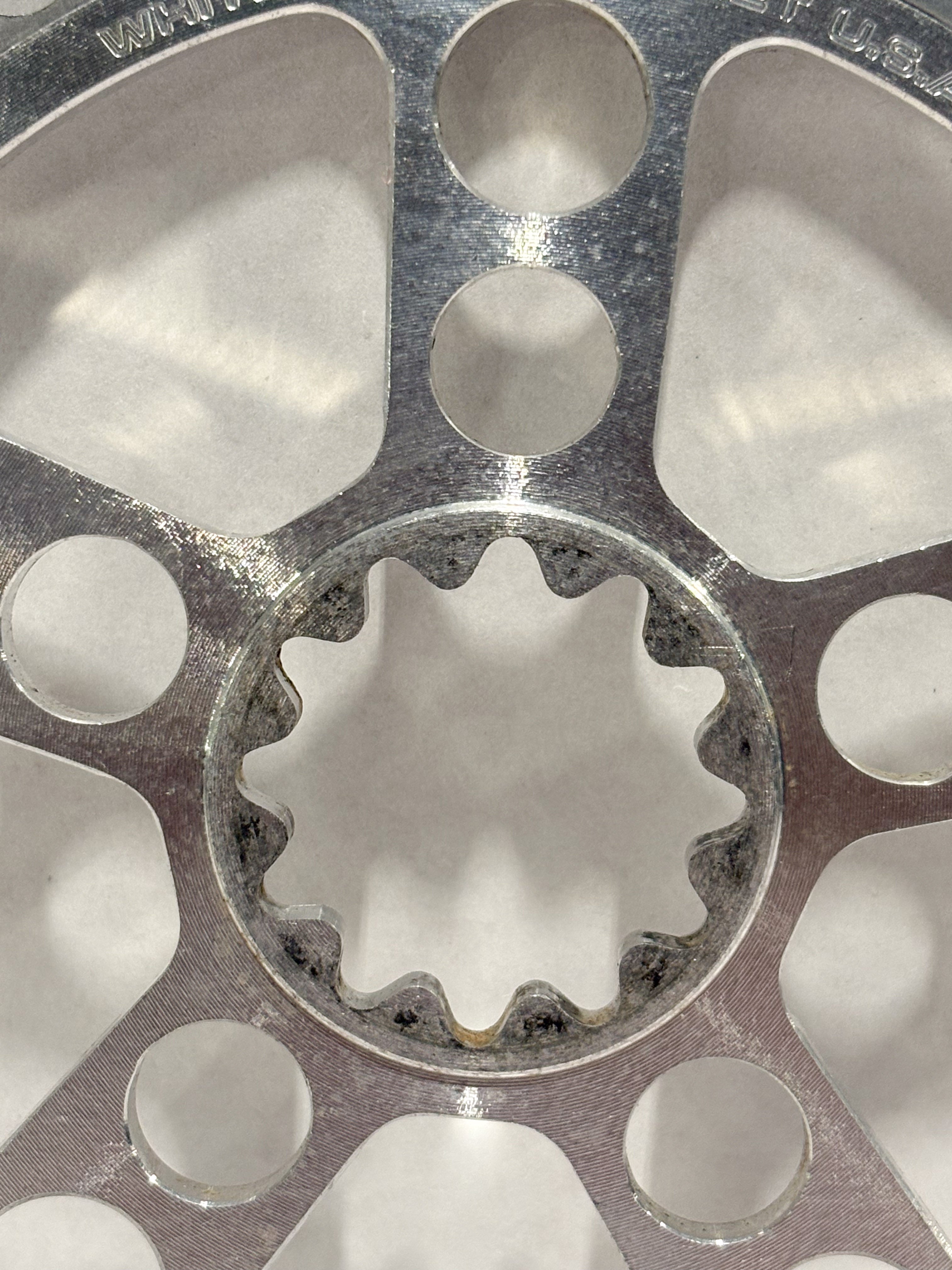 White Industries ENO 1x 32T Chairing MTB Square Taper TSR Silver