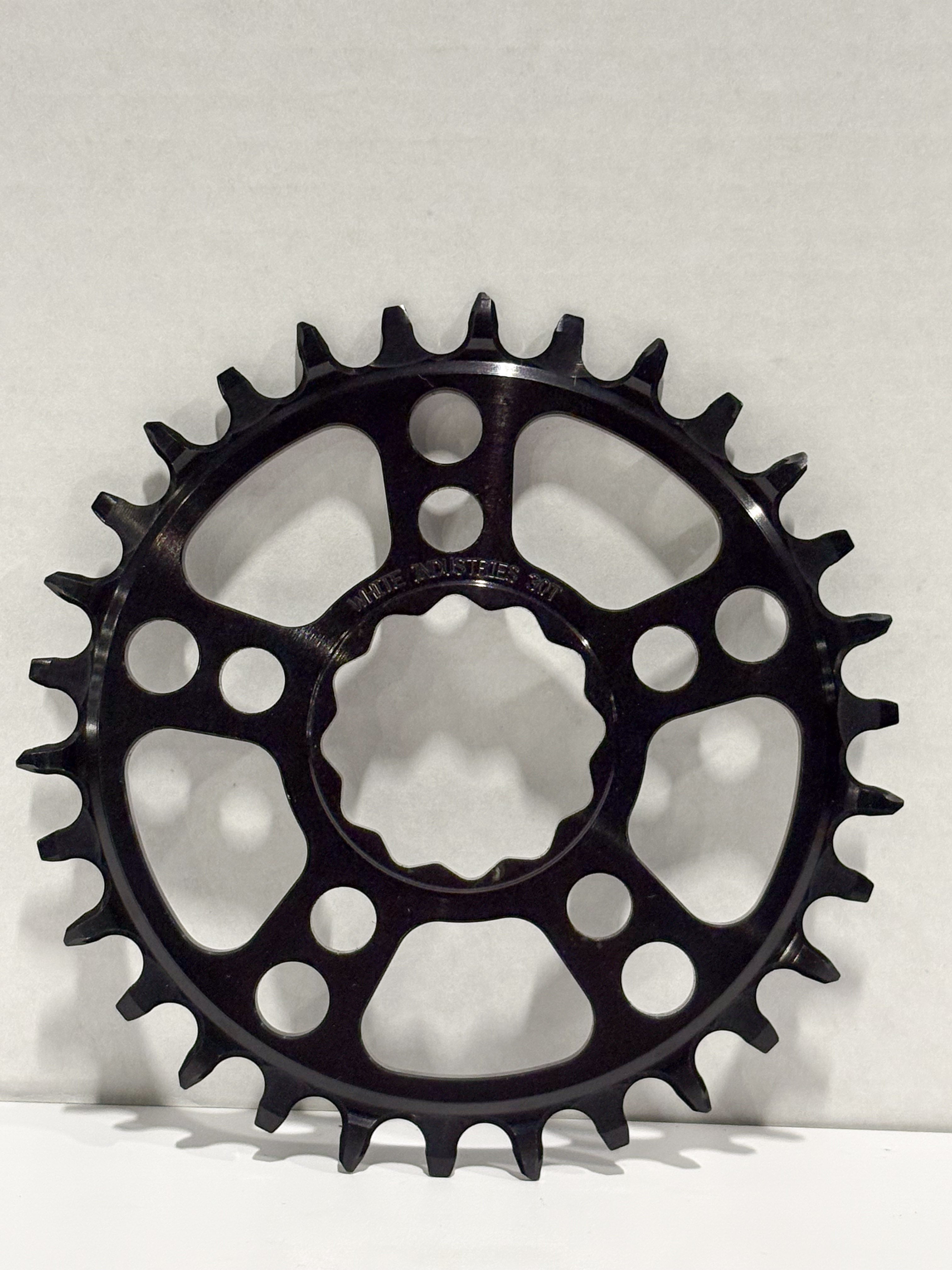 White Industries MR30 Boost TSR 1x Chainring 30T Black 0mm Offset Takeoff MTB