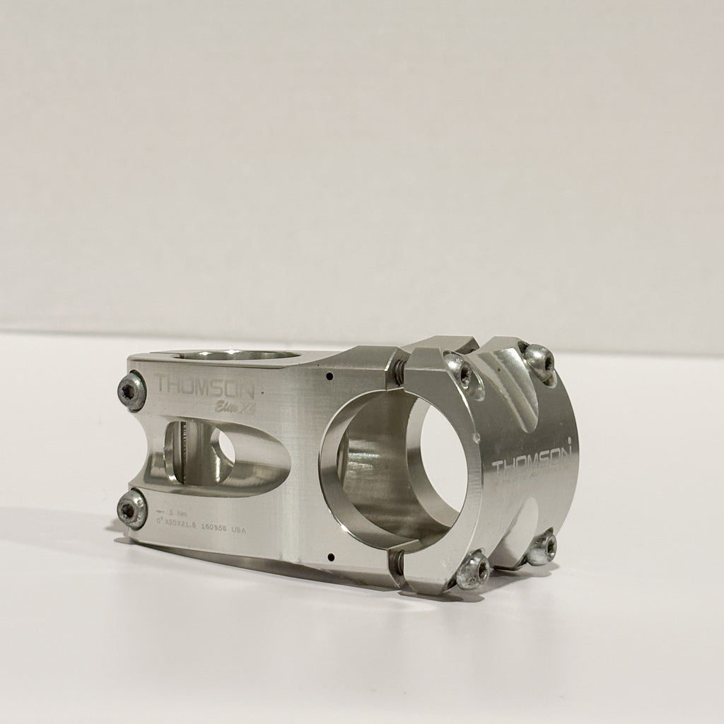 Thomson Elite X4 MTB Mountain Bike Bicycle Stem 0 degree 31.8 x 50mm Silver