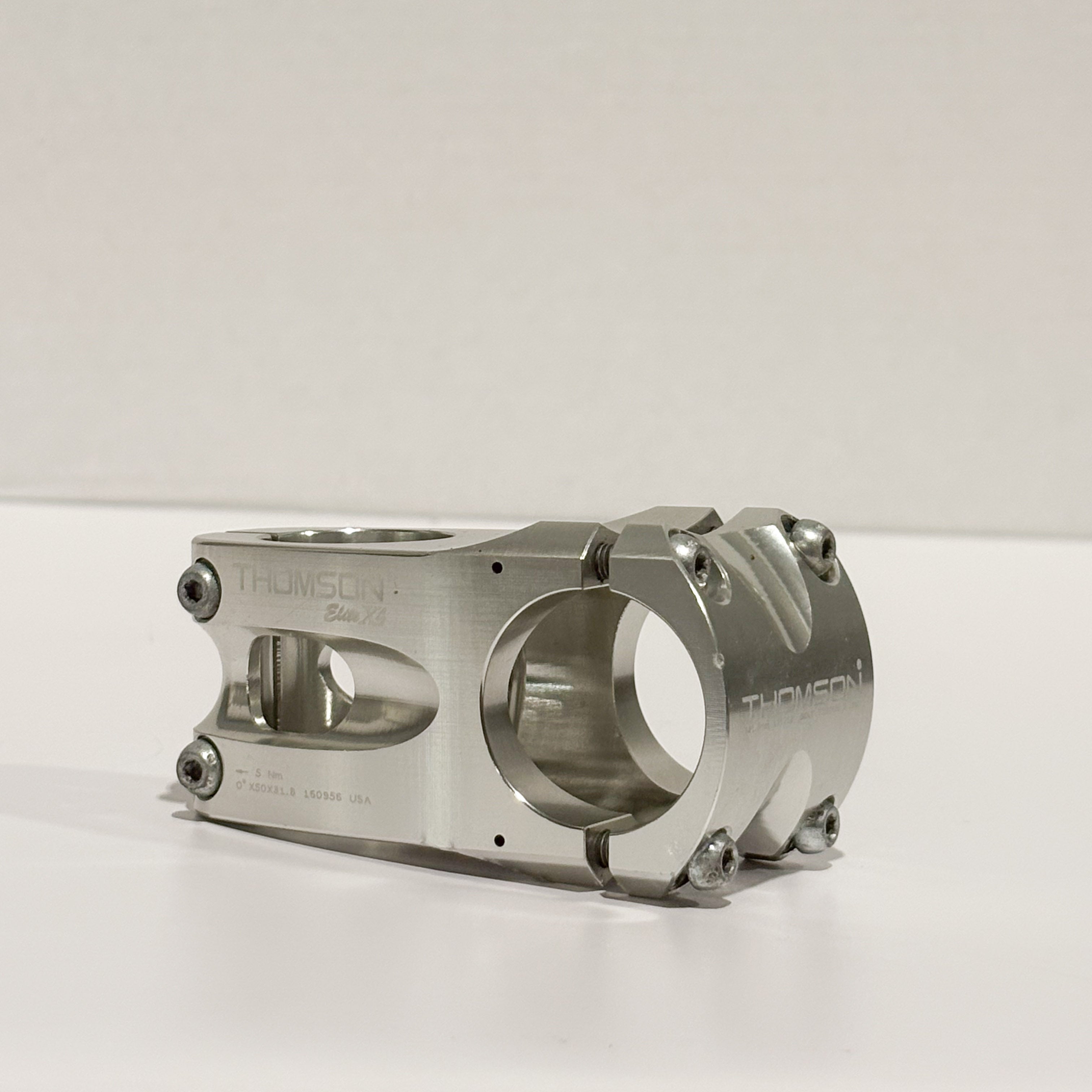 Thomson Elite X4 MTB Mountain Bike Bicycle Stem 0 degree 31.8 x 50mm Silver