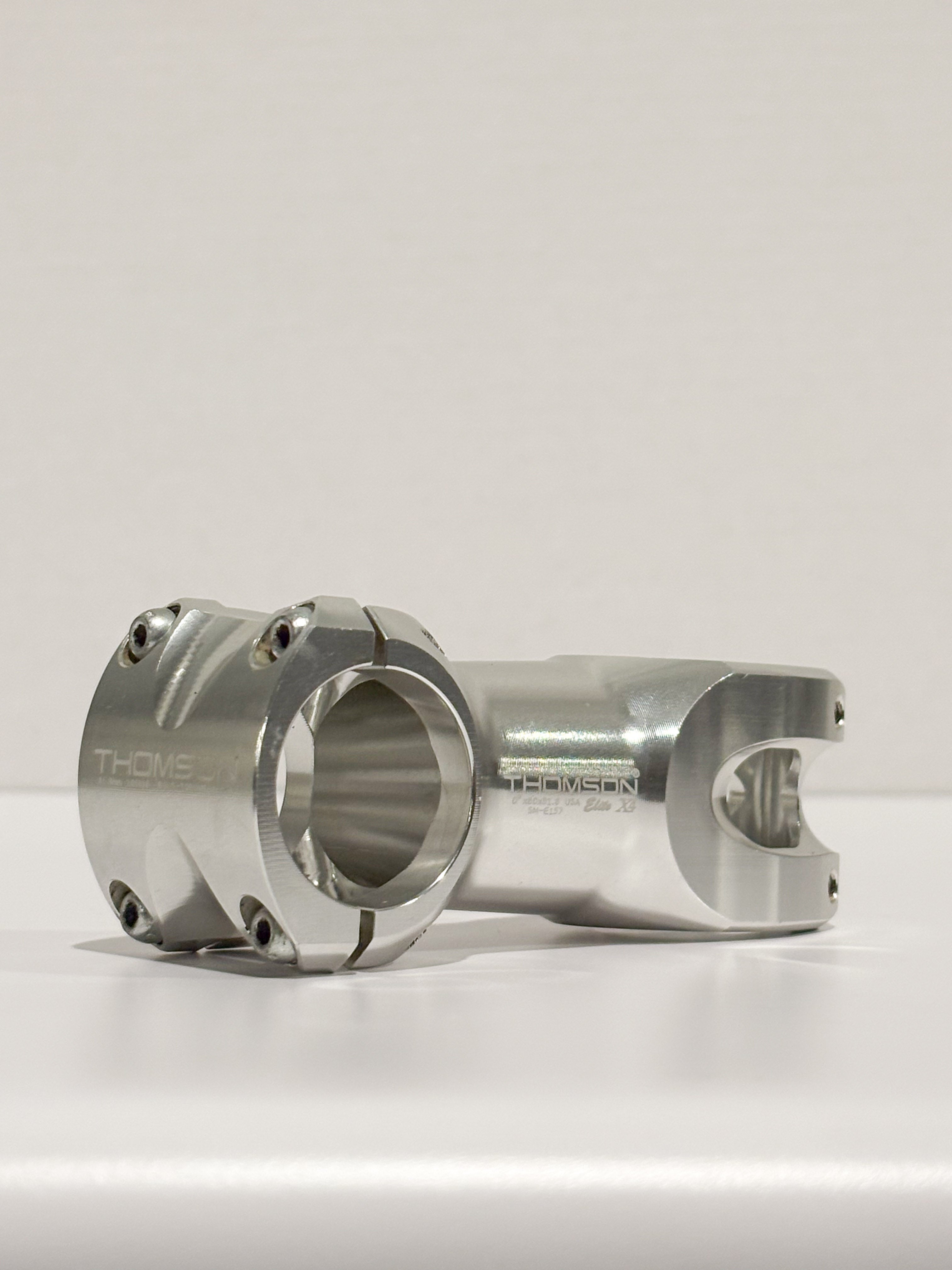 Thomson Elite X4 Mountain Stem 80mm 0 degree 31.8 1-1/8" Threadless Silver