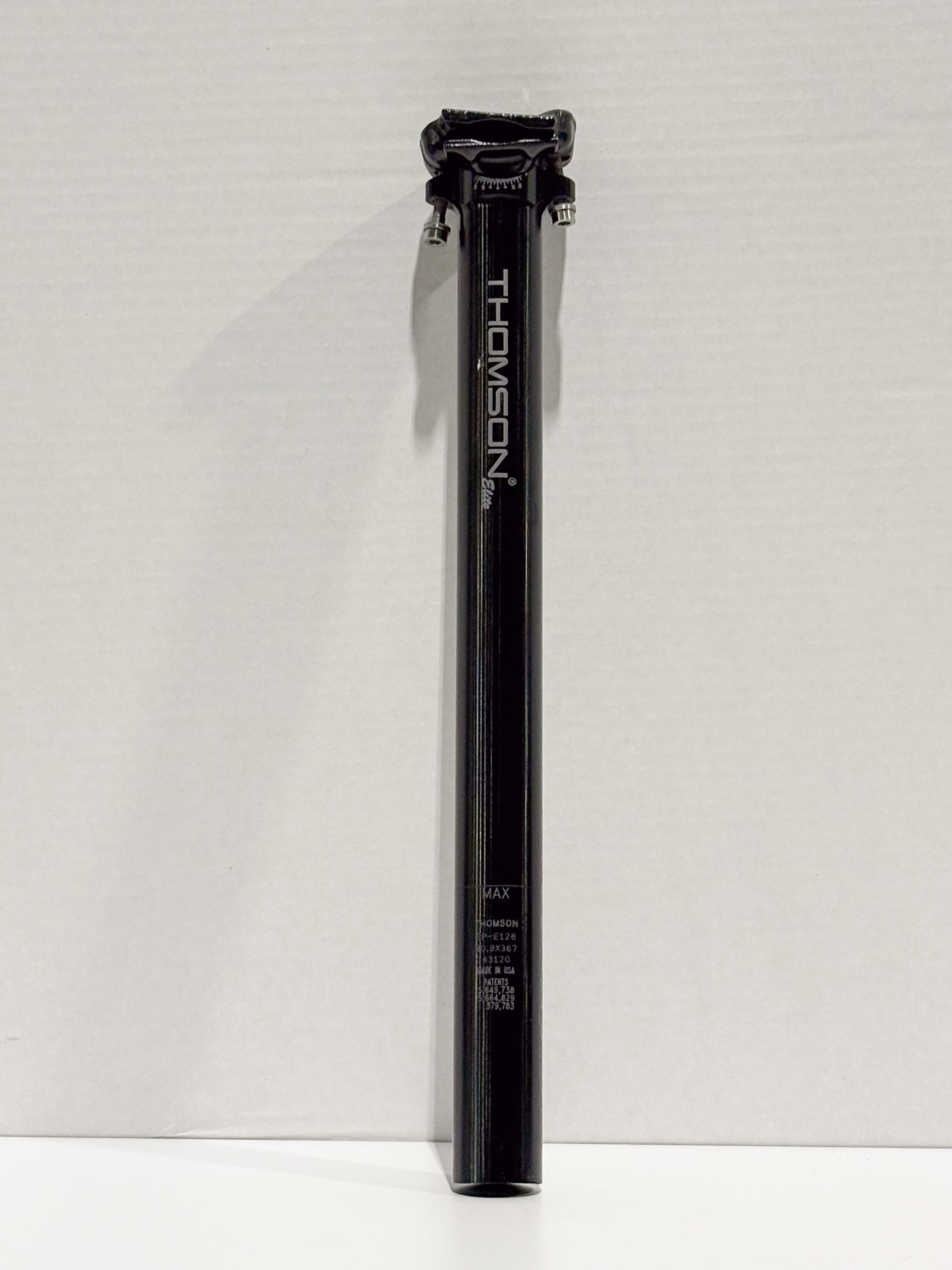 Thomson Elite Alloy Bike Seatpost 30.9 x 367mm Straight BLACK SP-E128