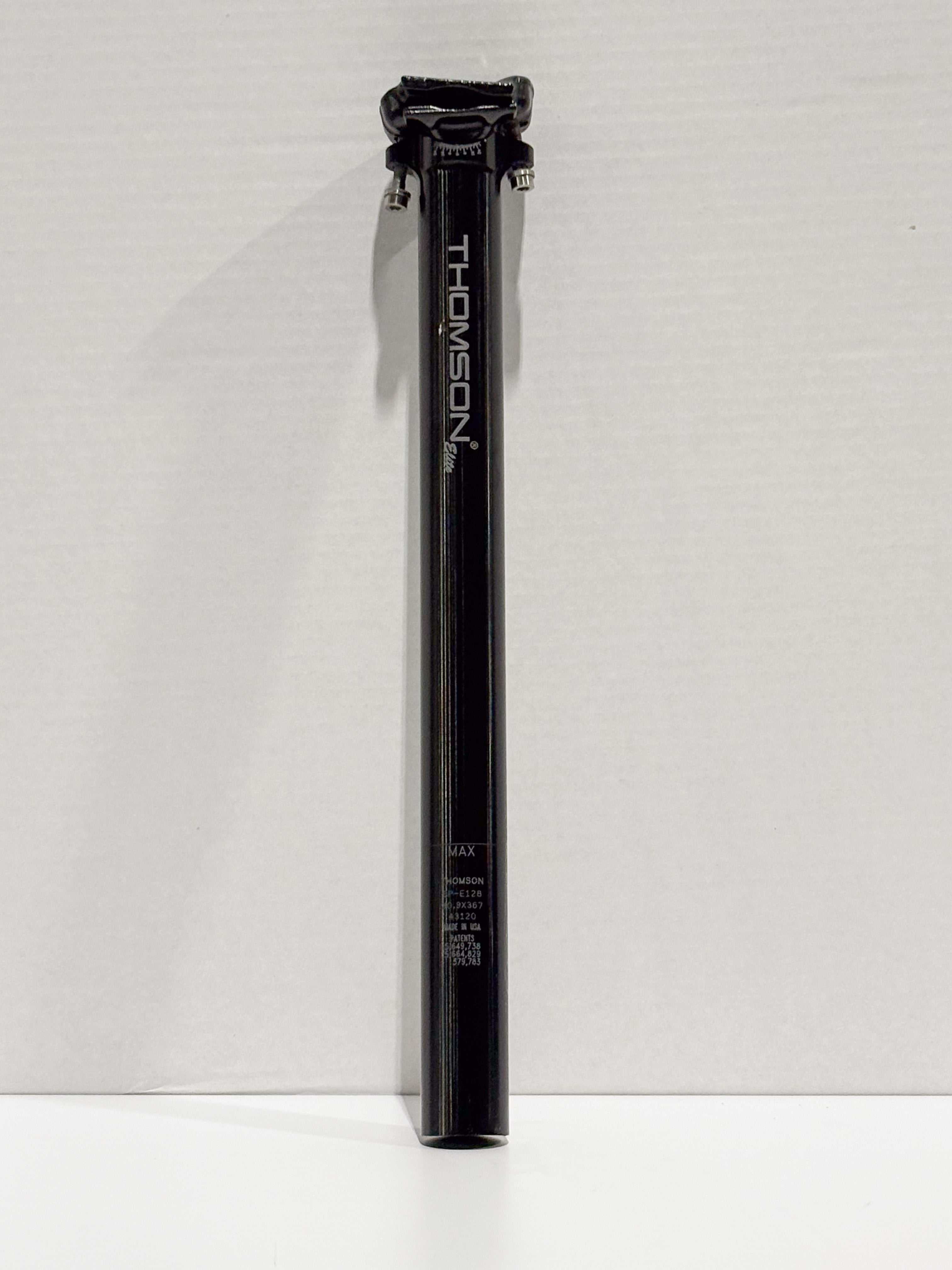Thomson Elite Alloy Bike Seatpost 30.9 x 367mm Straight BLACK SP-E128