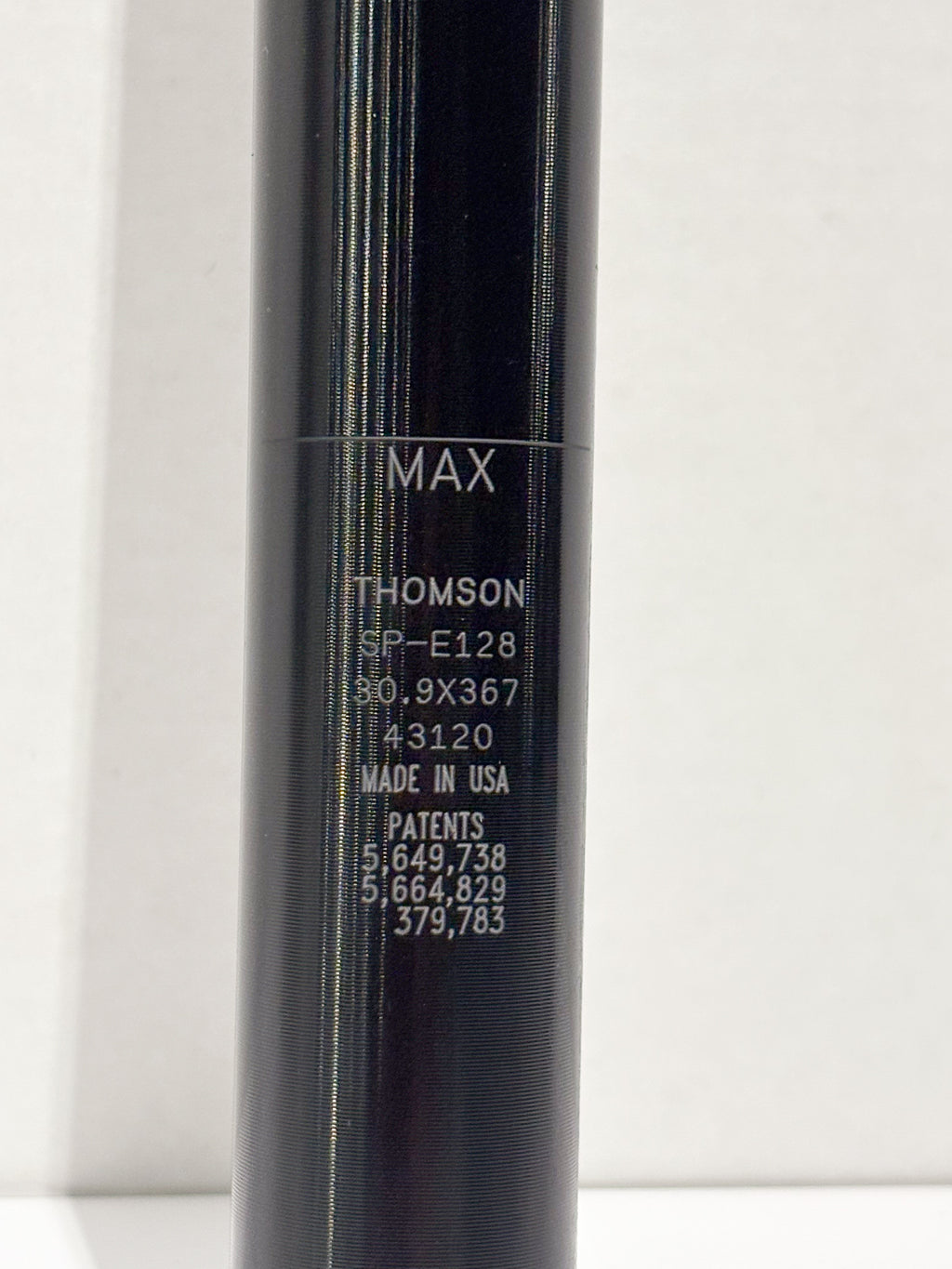 Thomson Elite Alloy Bike Seatpost 30.9 x 367mm Straight BLACK SP-E128