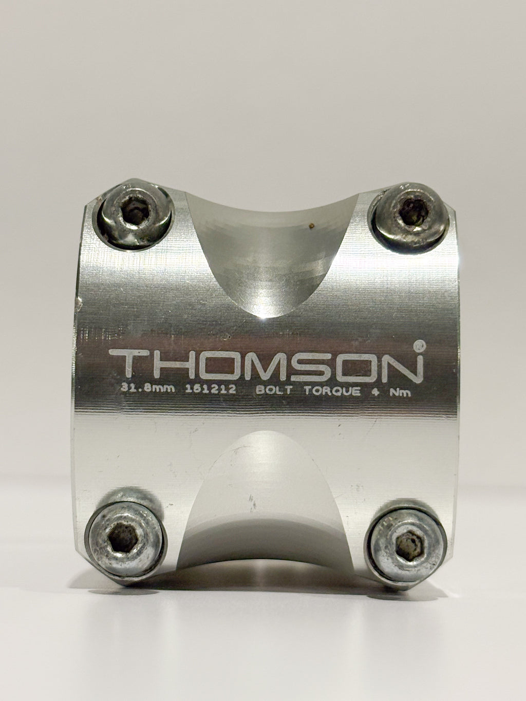 Thomson Elite X4 MTB Mountain Bike Bicycle Stem 0 degree 31.8 x 50mm Silver