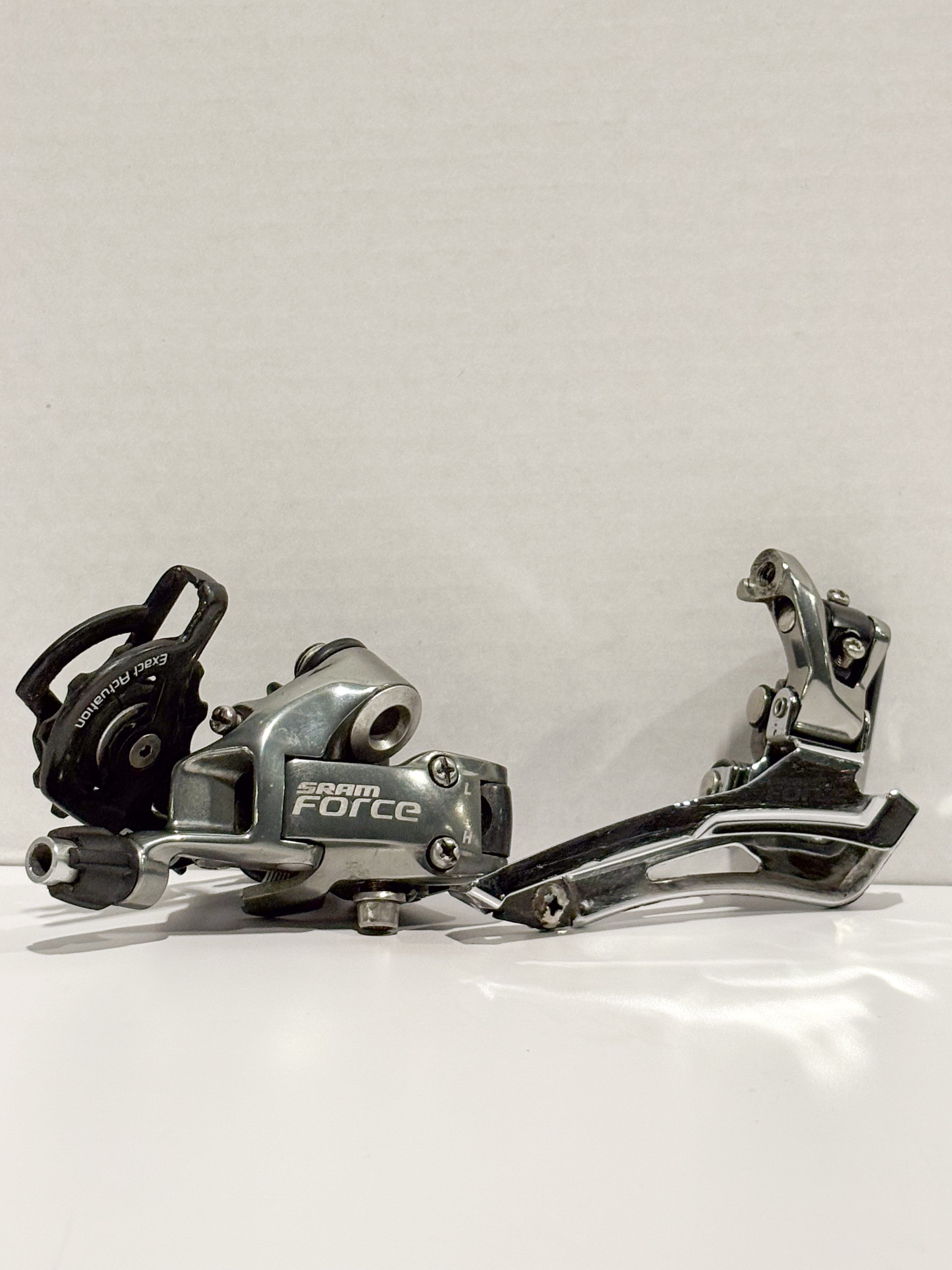 SRAM Force 22 Short Cage WiFli Front + Rear Derailleur, 11 Speed, Max 32T