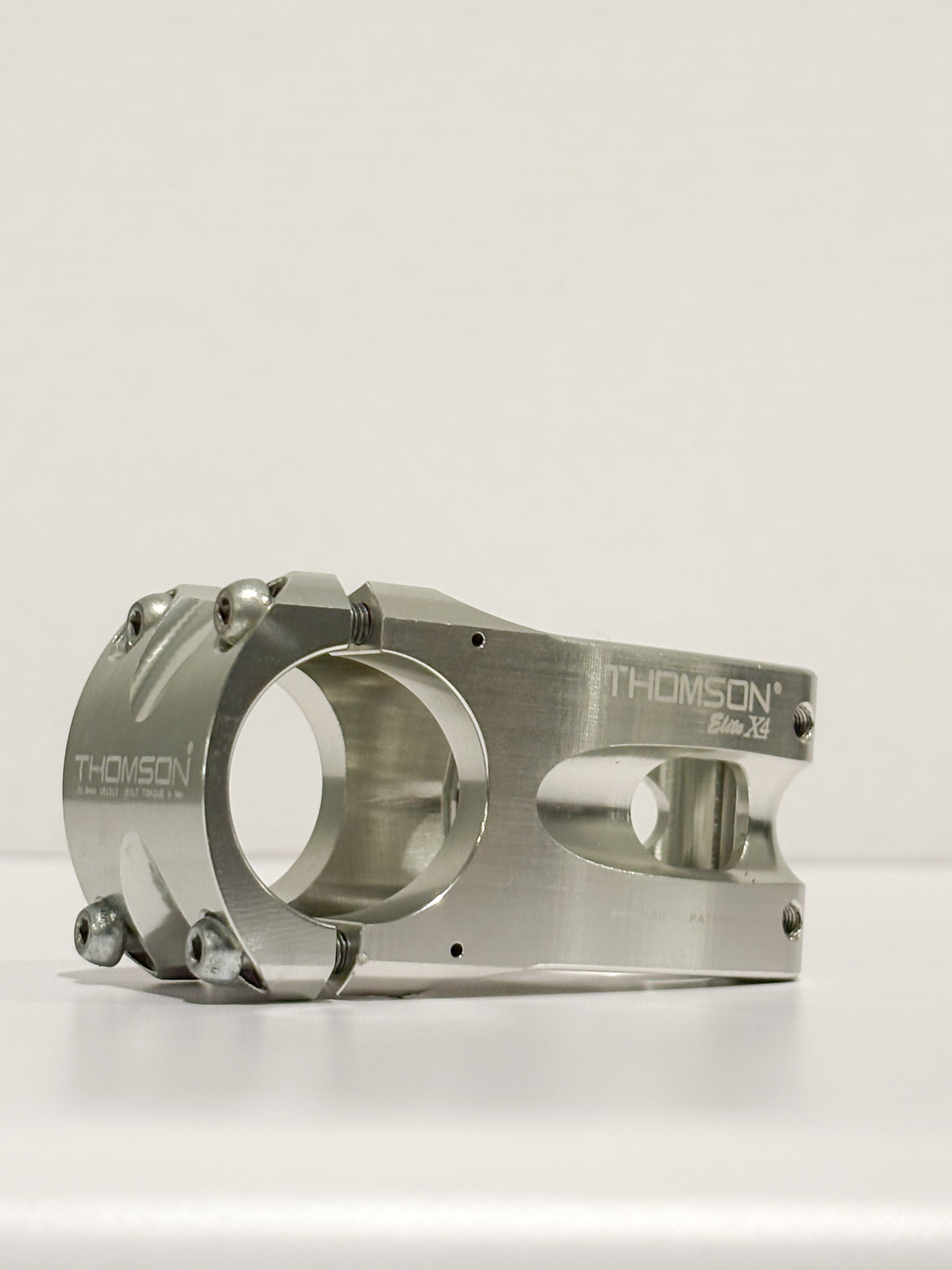 Thomson Elite X4 MTB Mountain Bike Bicycle Stem 0 degree 31.8 x 50mm Silver