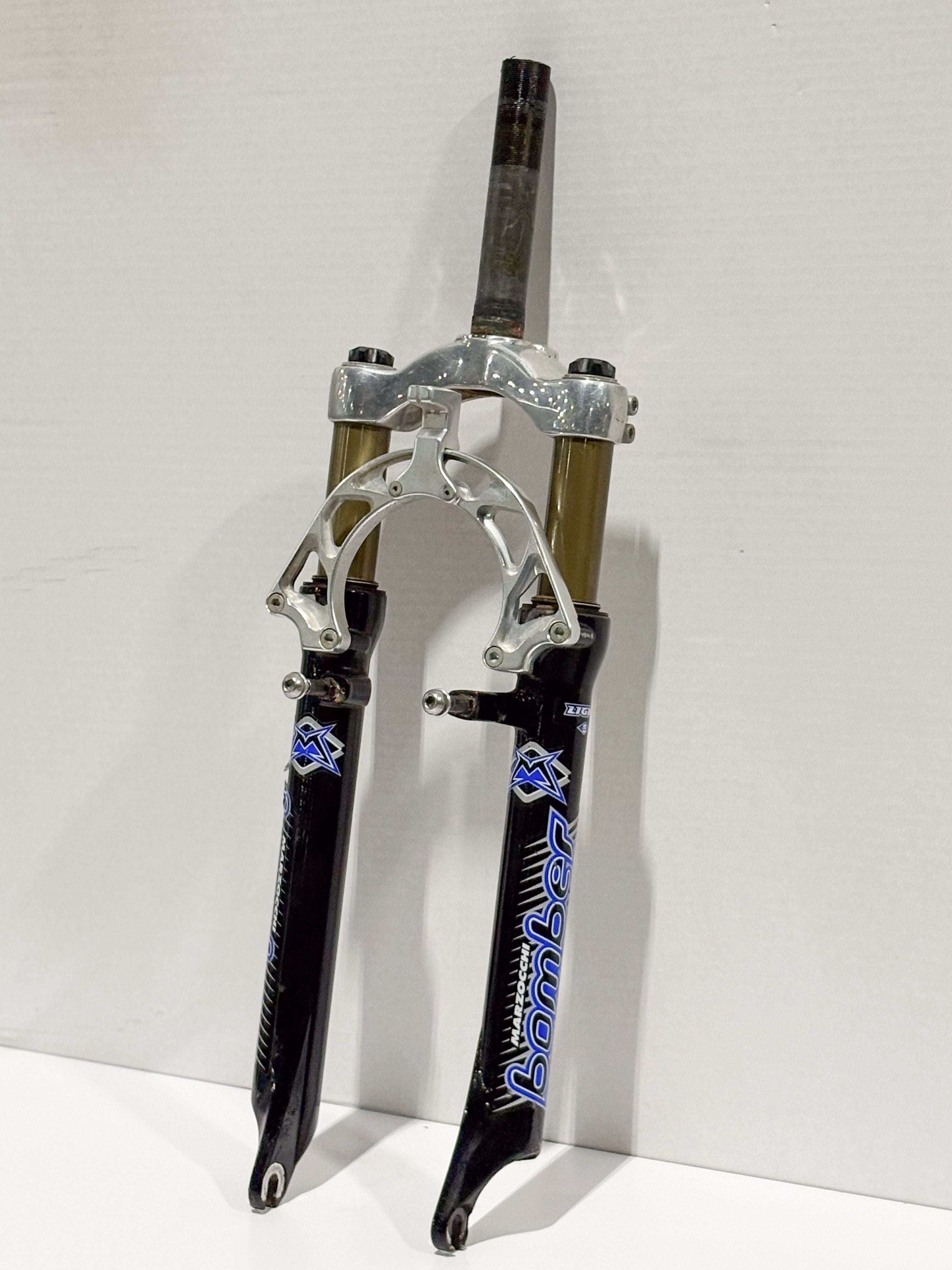 Vintage 1998 Marzocchi z.3 light 1" 80mm Suspension fork 5.5" Steerer Rim Brake