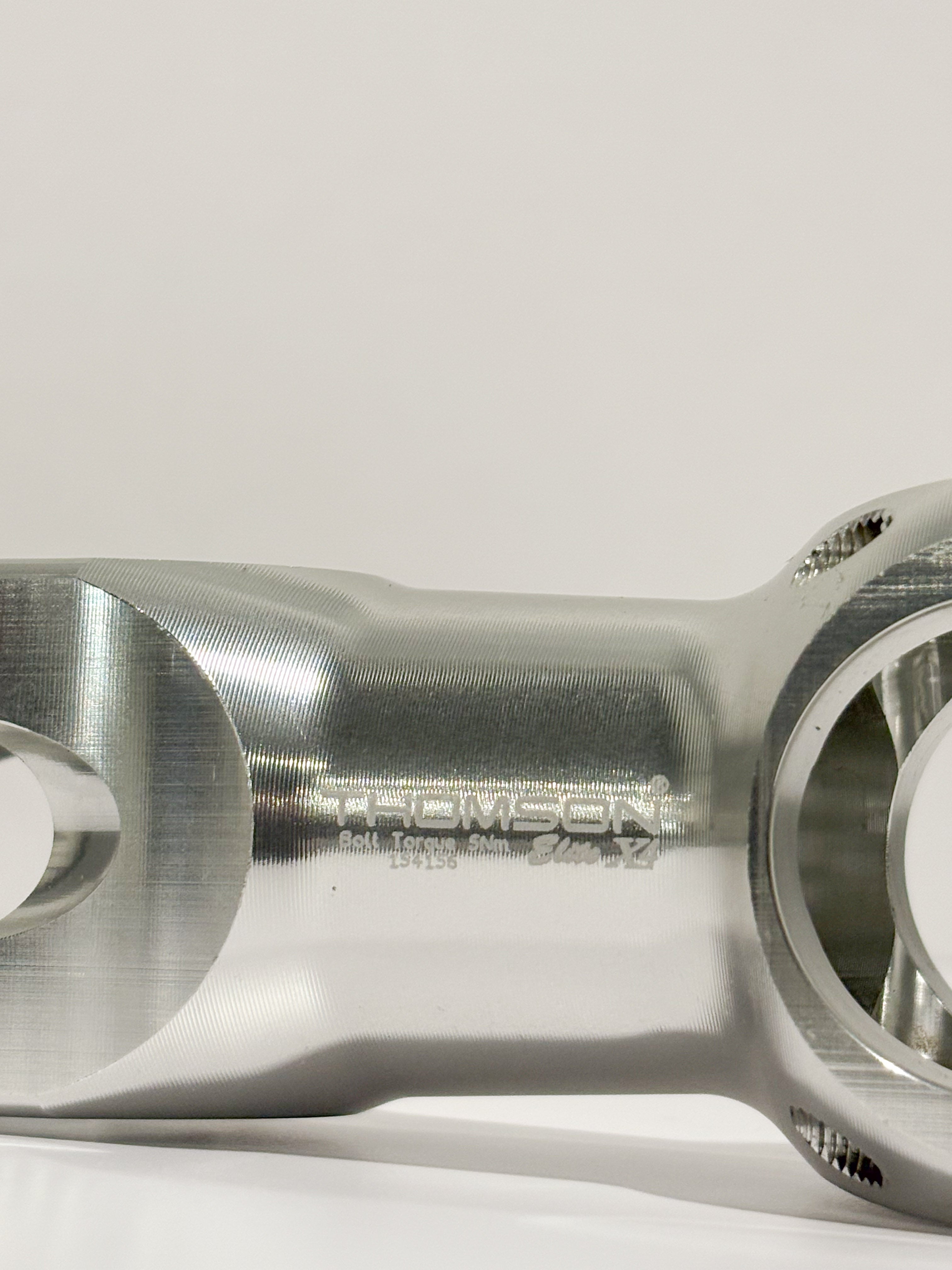 Thomson Elite X4 Mountain Stem 80mm 0 degree 31.8 1-1/8" Threadless Silver