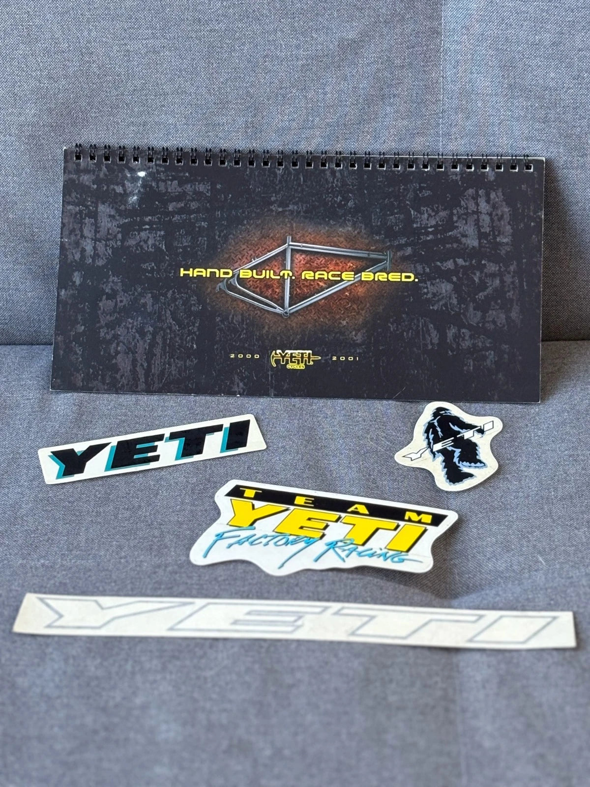 Vintage Yeti Cycles 2000/2001 Product Catalog and Mixed Stickers/Decals