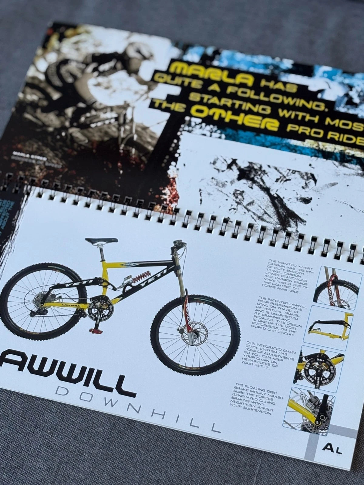 Vintage Yeti Cycles 2000/2001 Product Catalog and Mixed Stickers/Decals