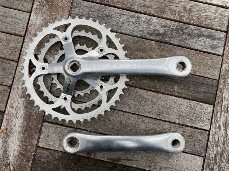 Suntour/Sugino XC Pro Crankset 175mm with Onza Rings 46/36/24