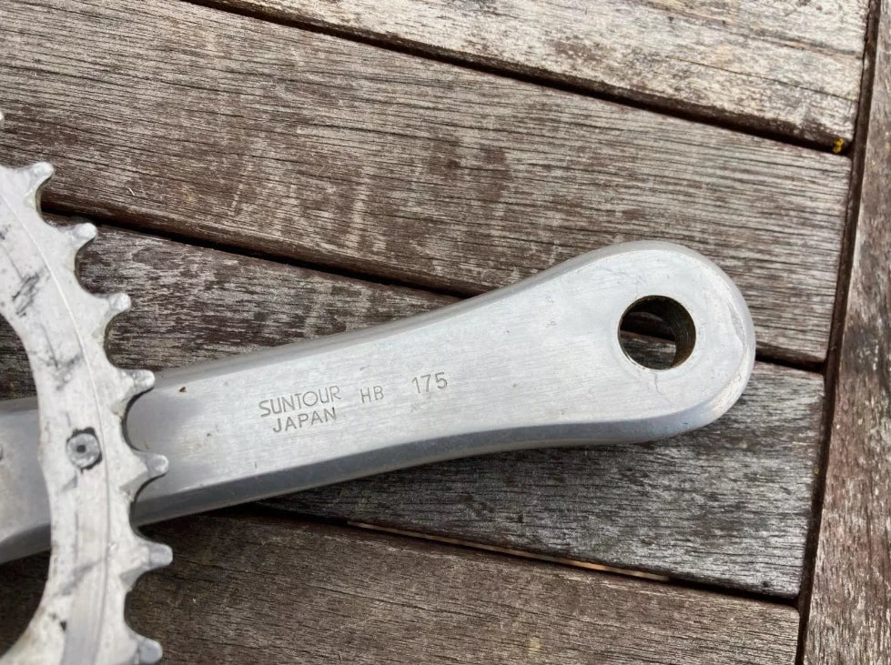 Suntour/Sugino XC Pro Crankset 175mm with Onza Rings 46/36/24