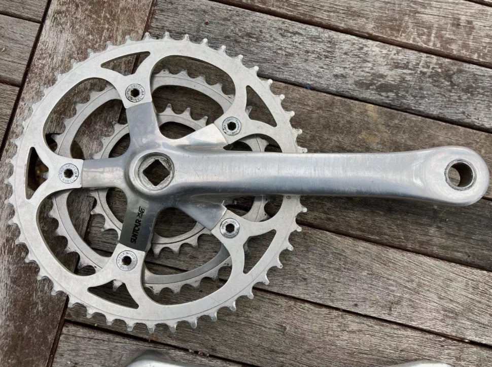 Suntour/Sugino XC Pro Crankset 175mm with Onza Rings 46/36/24