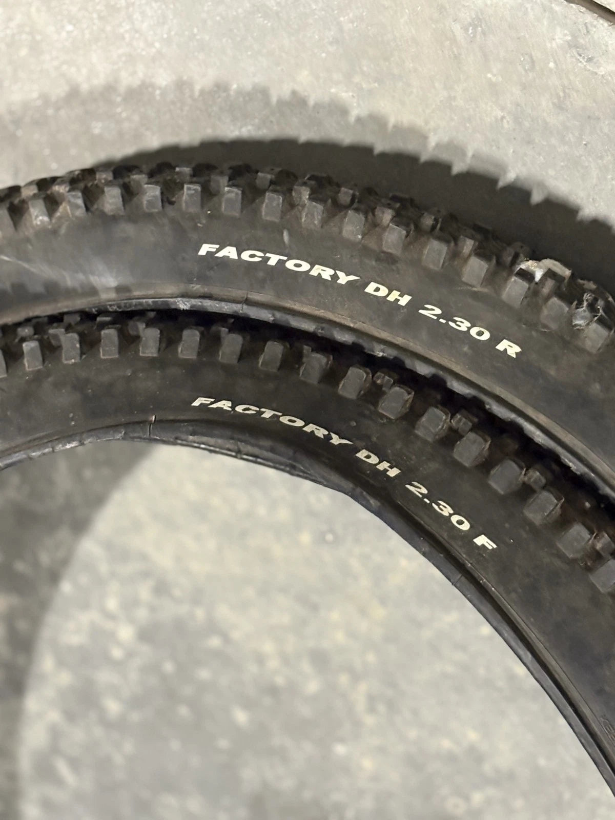 Vintage Tioga Factory DH Downhill Tires 26x2.30 Front + Rear MTB Mountain Bike