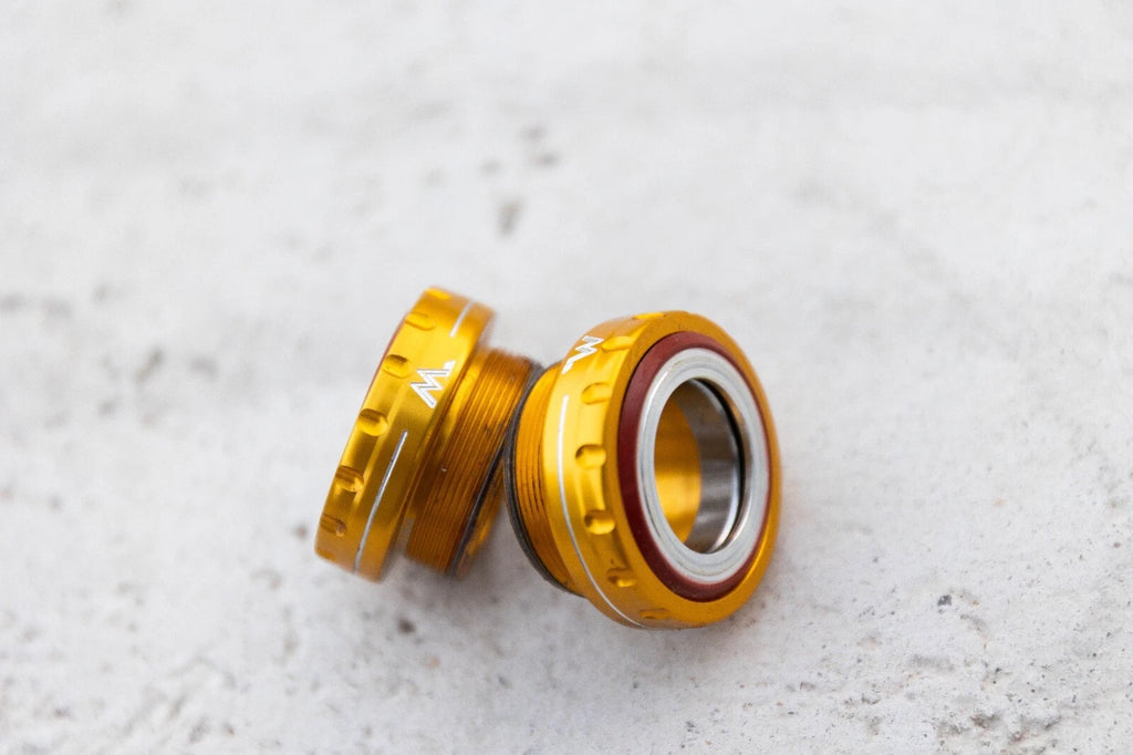 White Industries 24mm Gold Bottom Bracket Brand New
